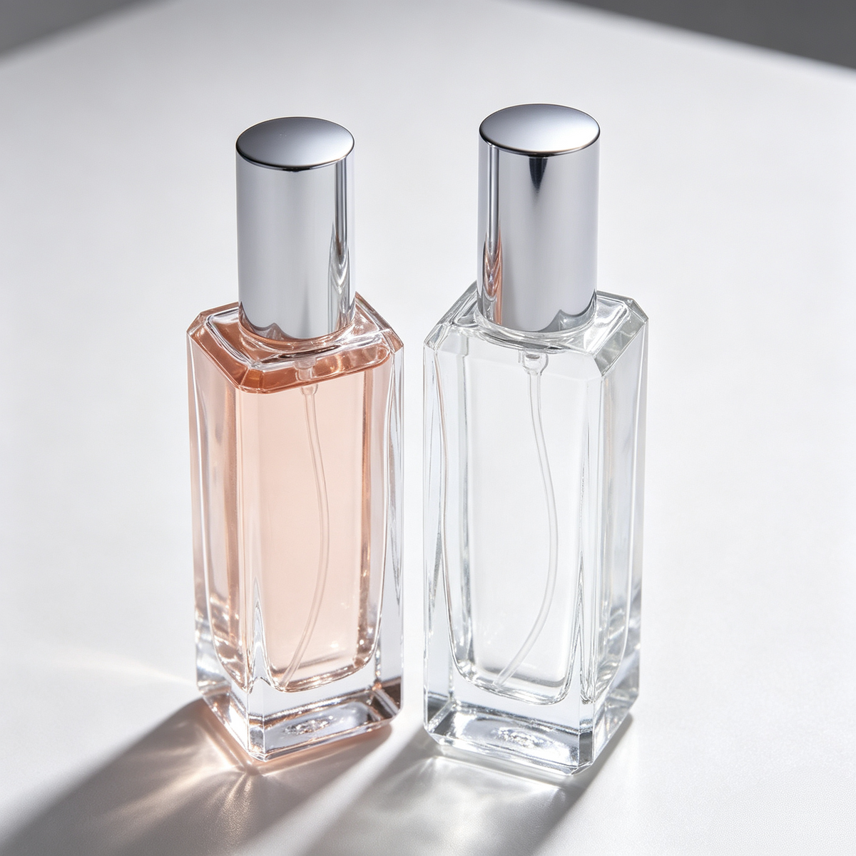 Faceted Detail 10ml Glass Perfume Bottle