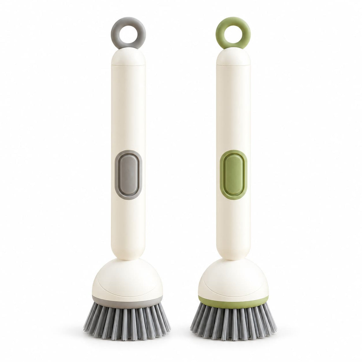 🎁✨👉360° Rotating Soap Dispensing Dish Brush with Interchangeable Heads