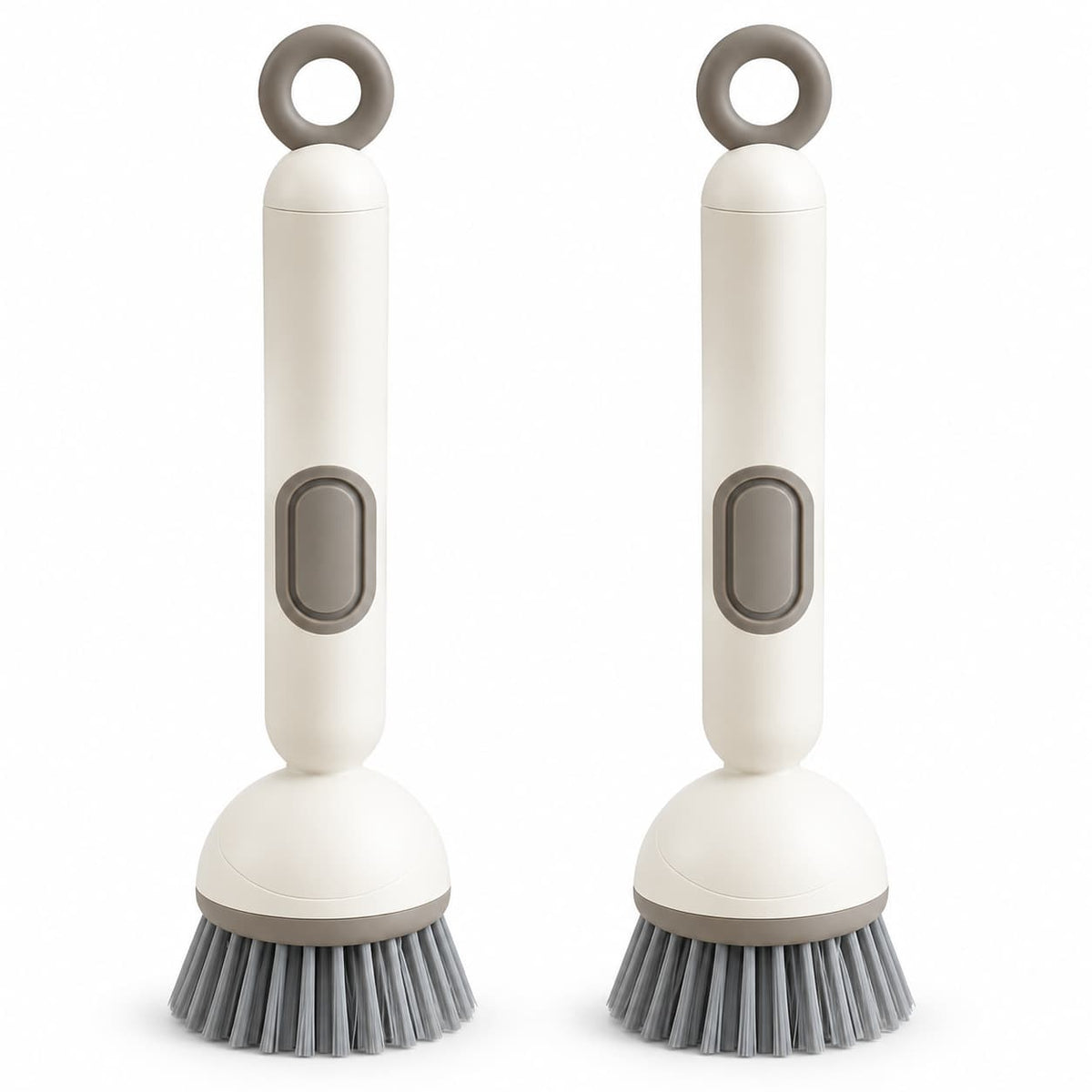 🎁✨👉360° Rotating Soap Dispensing Dish Brush with Interchangeable Heads
