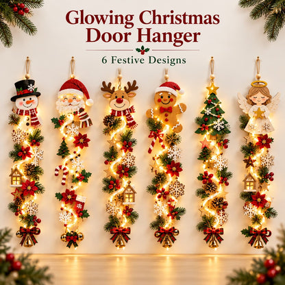 🎁✨👉Glowing Christmas Door Hanger – Create a Magical Holiday Welcome