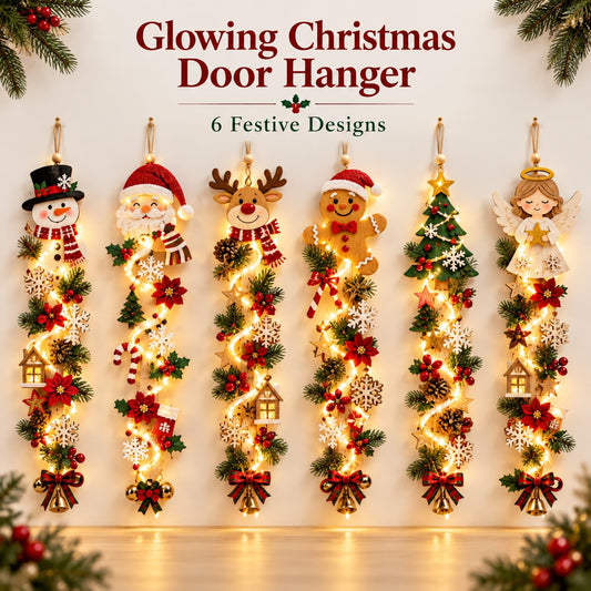 🎁✨👉Glowing Christmas Door Hanger – Create a Magical Holiday Welcome