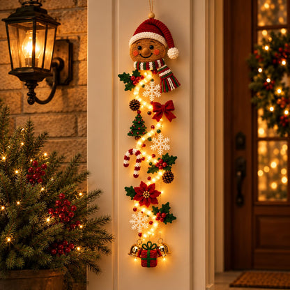 ✨ Glowing Christmas Door Hanger – Create a Magical Holiday Welcome