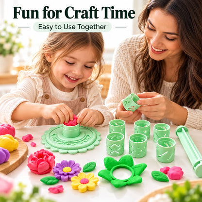 🎉Modular Clay Bloom Maker with 9 Shaping Sleeves