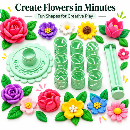 🎉Modular Clay Bloom Maker with 9 Shaping Sleeves