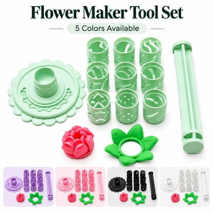 🎉Modular Clay Bloom Maker with 9 Shaping Sleeves