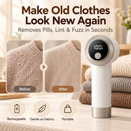 Portable Fabric Shaver & Lint Remover – Keep Your Favorite Clothes Looking New