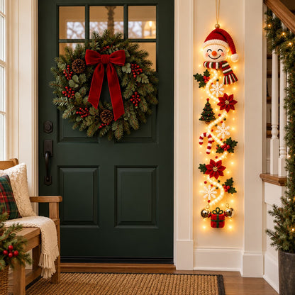 ✨ Glowing Christmas Door Hanger – Create a Magical Holiday Welcome