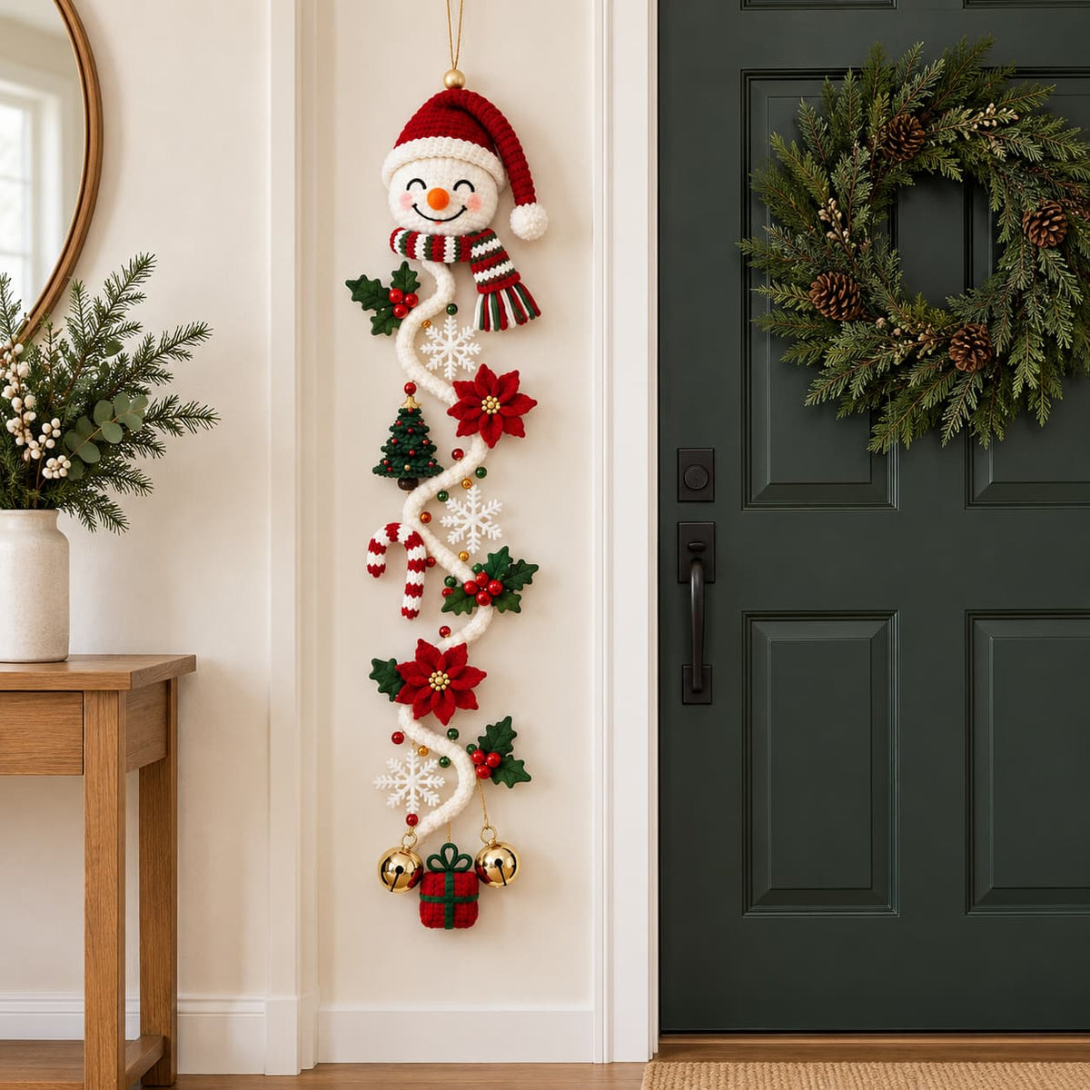 ✨ Glowing Christmas Door Hanger – Create a Magical Holiday Welcome