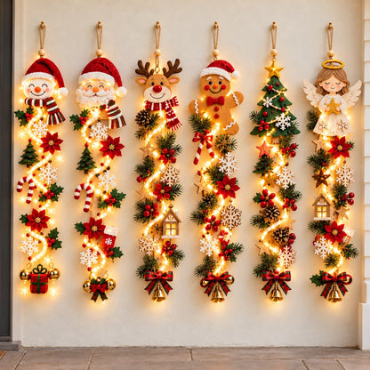 ✨ Glowing Christmas Door Hanger – Create a Magical Holiday Welcome