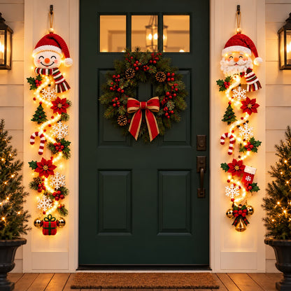 ✨ Glowing Christmas Door Hanger – Create a Magical Holiday Welcome