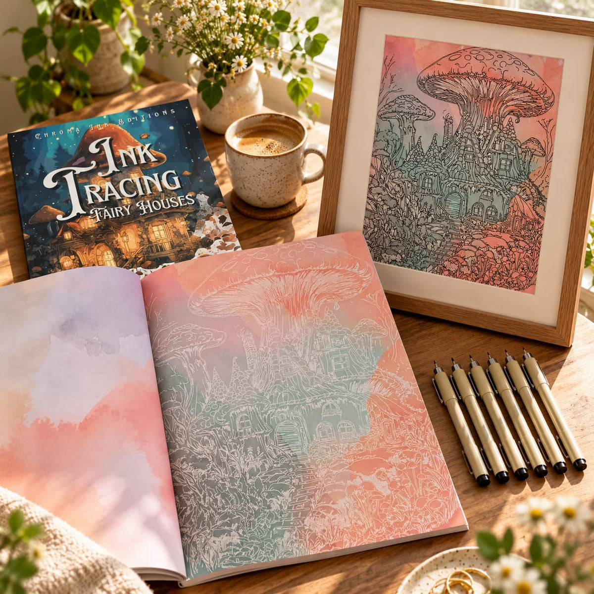 Ink Tracing Art – Create Beautiful Artwork Without Drawing Skills✨