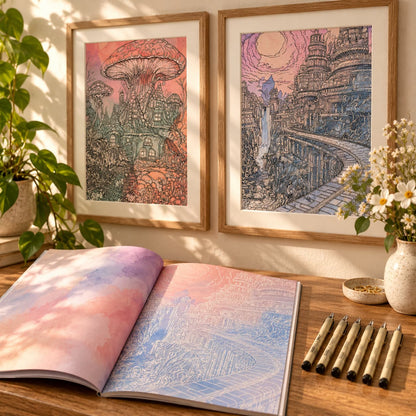 Ink Tracing Art – Create Beautiful Artwork Without Drawing Skills✨