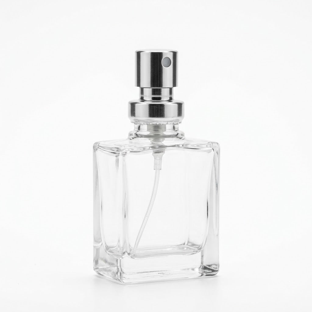 Square Silhouette 10ml Glass Perfume Bottle