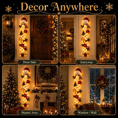 🎁✨👉Glowing Christmas Door Hanger – Create a Magical Holiday Welcome