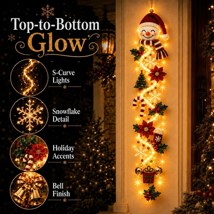 🎁✨👉Glowing Christmas Door Hanger – Create a Magical Holiday Welcome