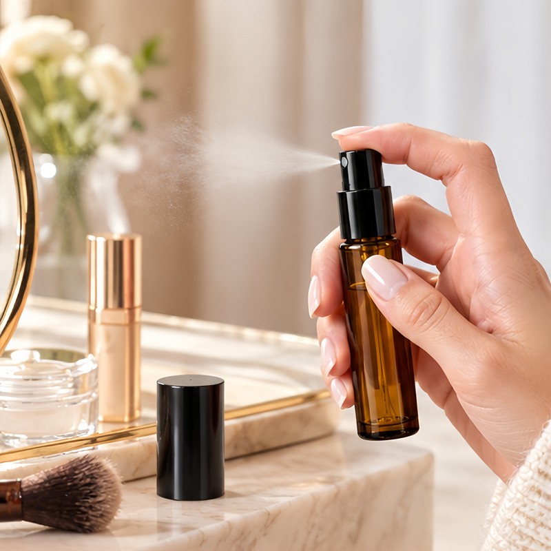 Amber Edit 10ml Glass Perfume Spray Bottle